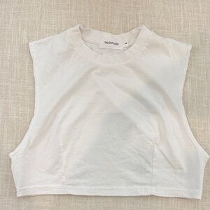 Talentless Cream Women's Crop Top; Never Worn; White